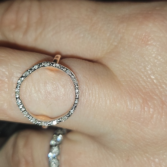 Monica Vinader Riva Circle Ring - Picture 1 of 2